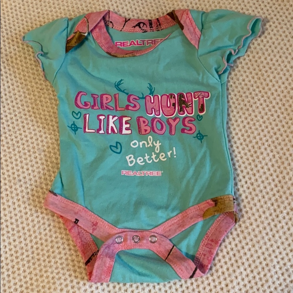 RealTree newborn onesie